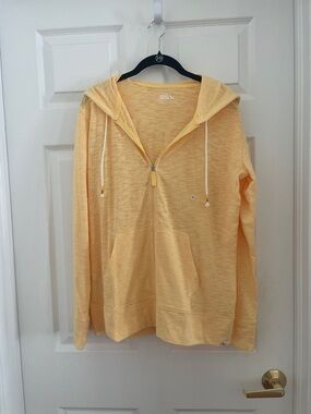 Eddie Bauer Pale Yellow Women's Hoodie Top